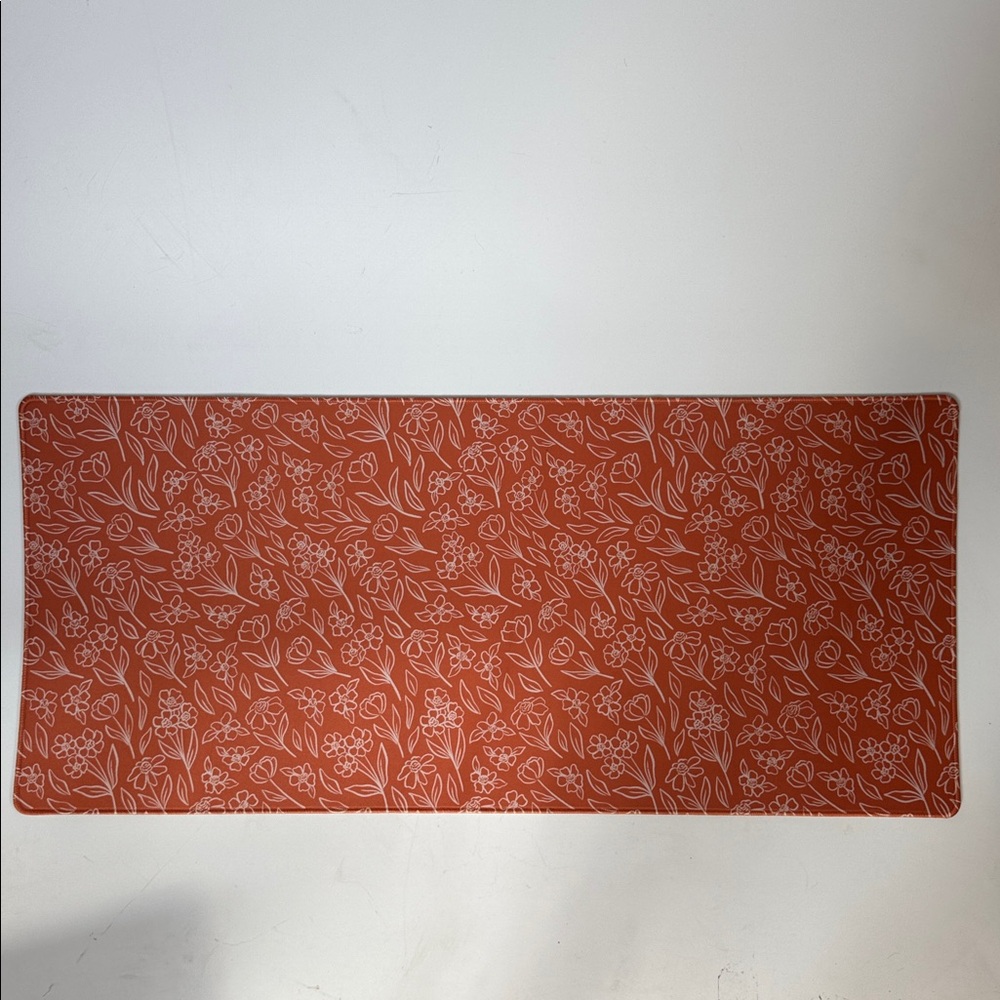 Elyse Breanne Design Desk Mat Terracotta 15.5”x35.5” - Picture 3 of 5